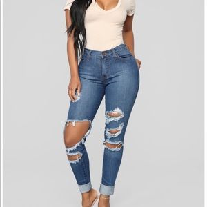Beach bum jeans / Fashion Nova